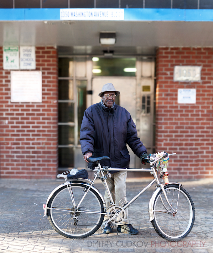 Willie new york bike portrait