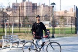 New York Bike Portrait of Pete and his Trek Antelope Mountain Bike
