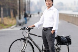 New York Bicycle Portrait: Bike Commuter Wilson in Manhattan