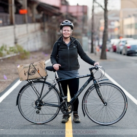 New York Bike Portrait: Sally and her Fuji bicycle in Queens