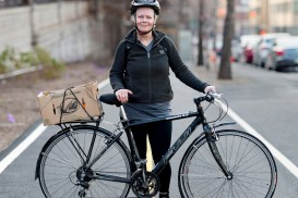 New York Bike Portrait: Sally and her Fuji bicycle in Queens