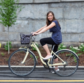New York Bike Portrait Erin and Trek bicycle