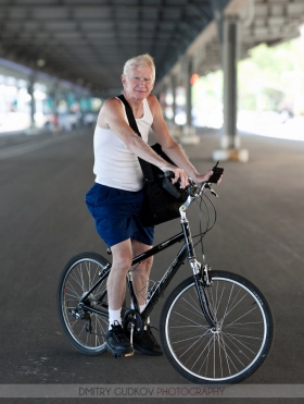 New York bike portrait lloyd