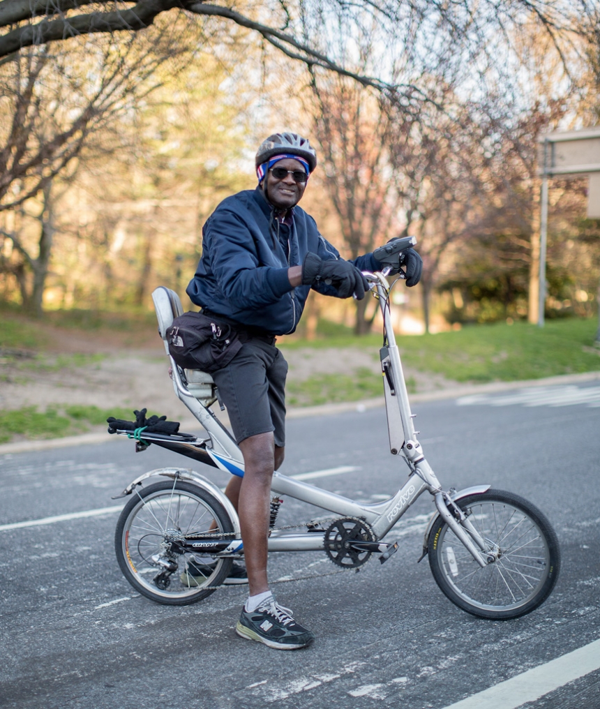 Prospect park bike portrait xavier