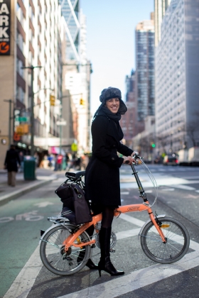 citizen miami folding bike portrait catherine manhattan new york