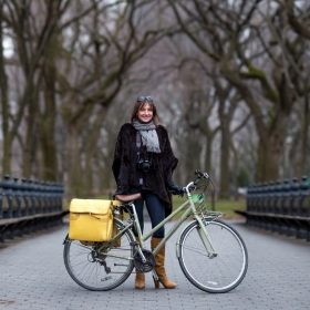 central park bike portrait liz patek cycle chic