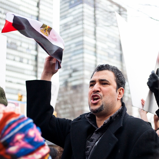 Egypt demonstration at the United Nations