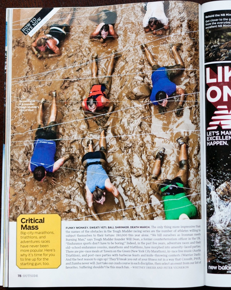 Tough Mudder in Outside Magazine